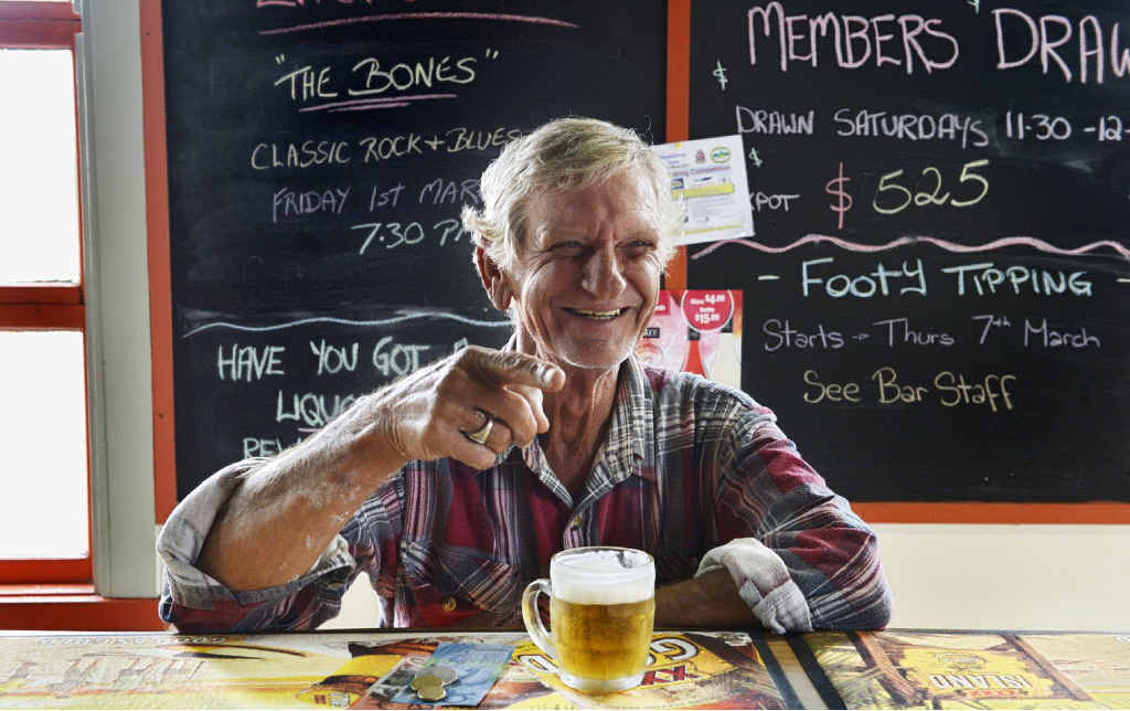 IT’S A WINNER: Claudia Baxter’s photo of local Mick McGarrity at Boonah’s Australian Hotel earned her her first PANPA win. IT’S A WINNER: Claudia Baxter’s photo of local Mick McGarrity at Boonah’s Australian Hotel earned her her first PANPA win.
